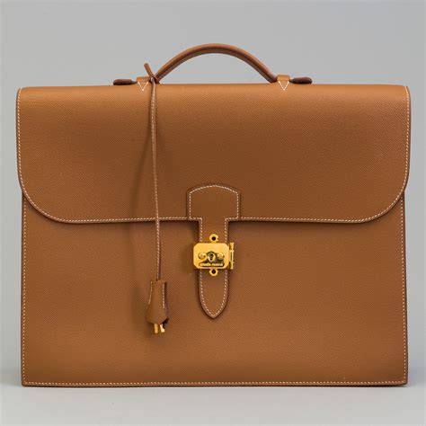 hermes briefcase women's|More.